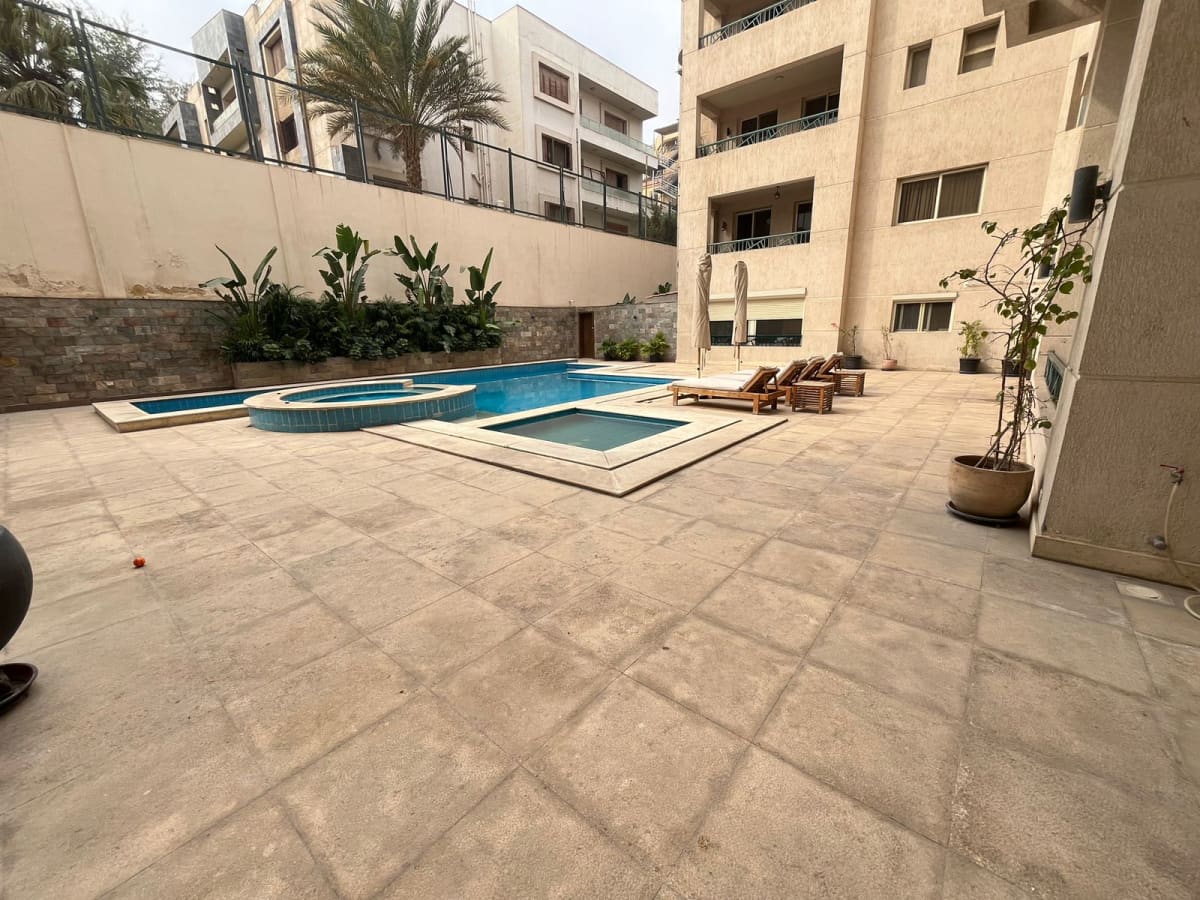 Furnished Ground Floor In Prime Location In Maadi Sarayat.