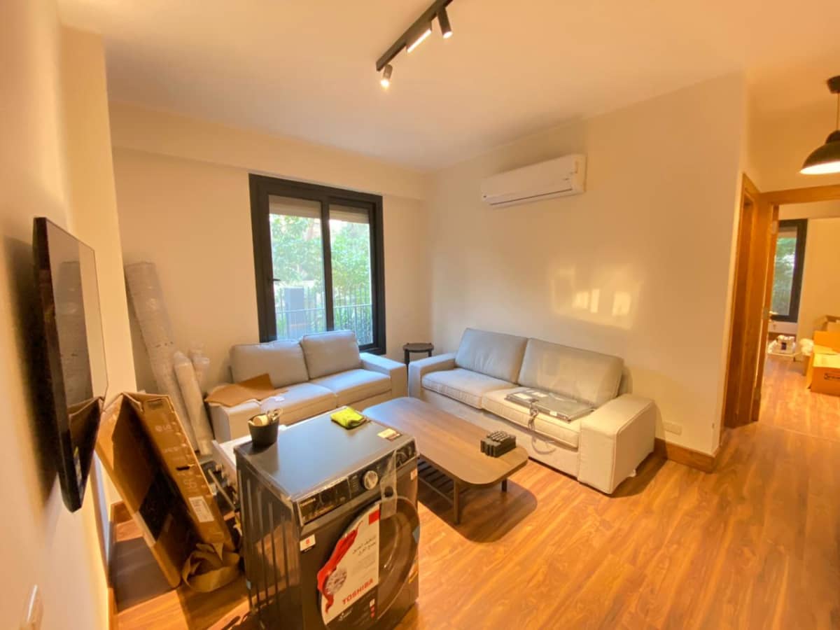Modern 2-Bedroom Ground Floor with Garden In Maadi Sarayat.