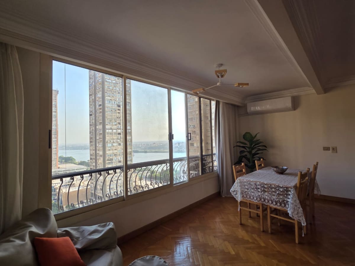 Luxury Nile View Apartment for Rent in Maadi 