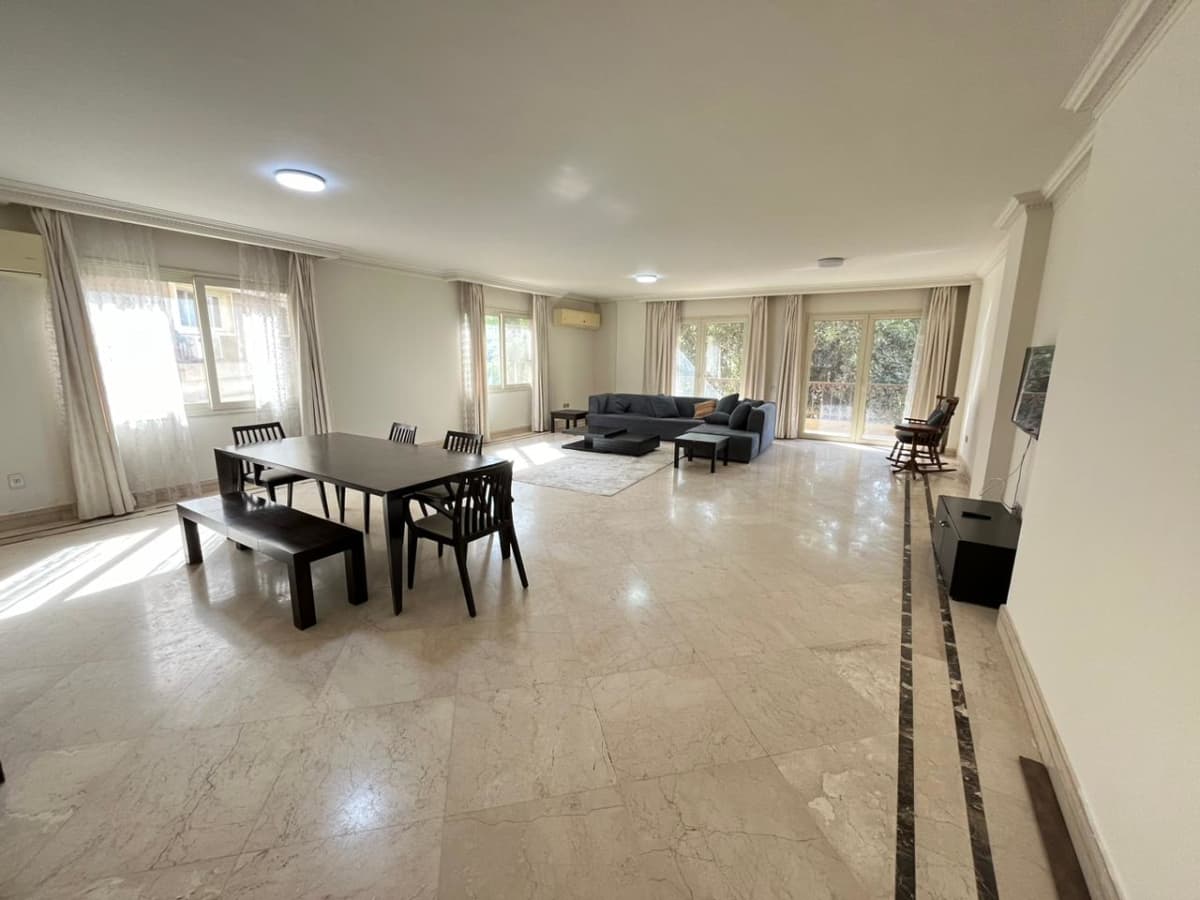 Spacious Apartment with Shared Pool In Maadi Sarayat