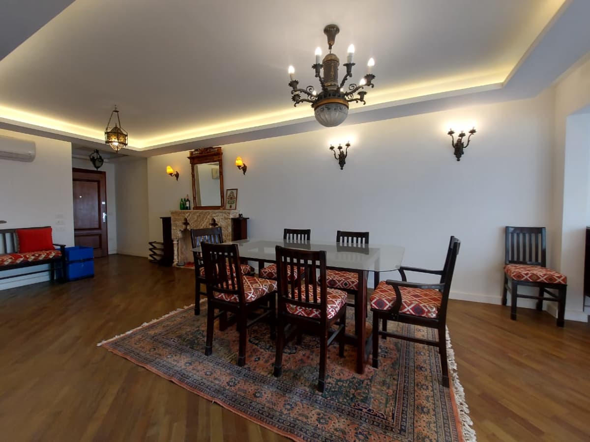 Furnished Apartment With Large Reception In Zamalek.