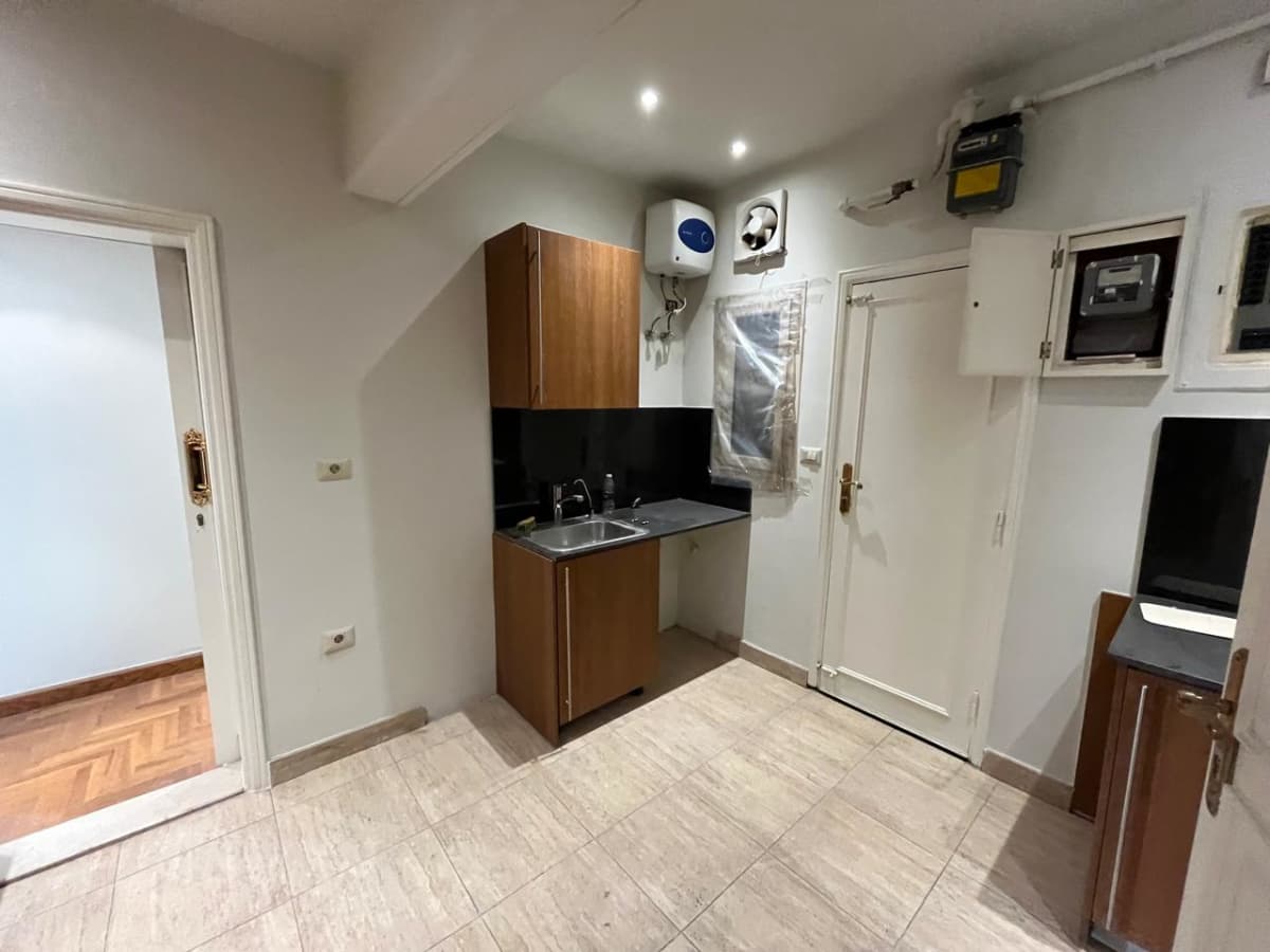 Semi Furnished Flat With Kitchen Appliances For Rent In Zamalek.