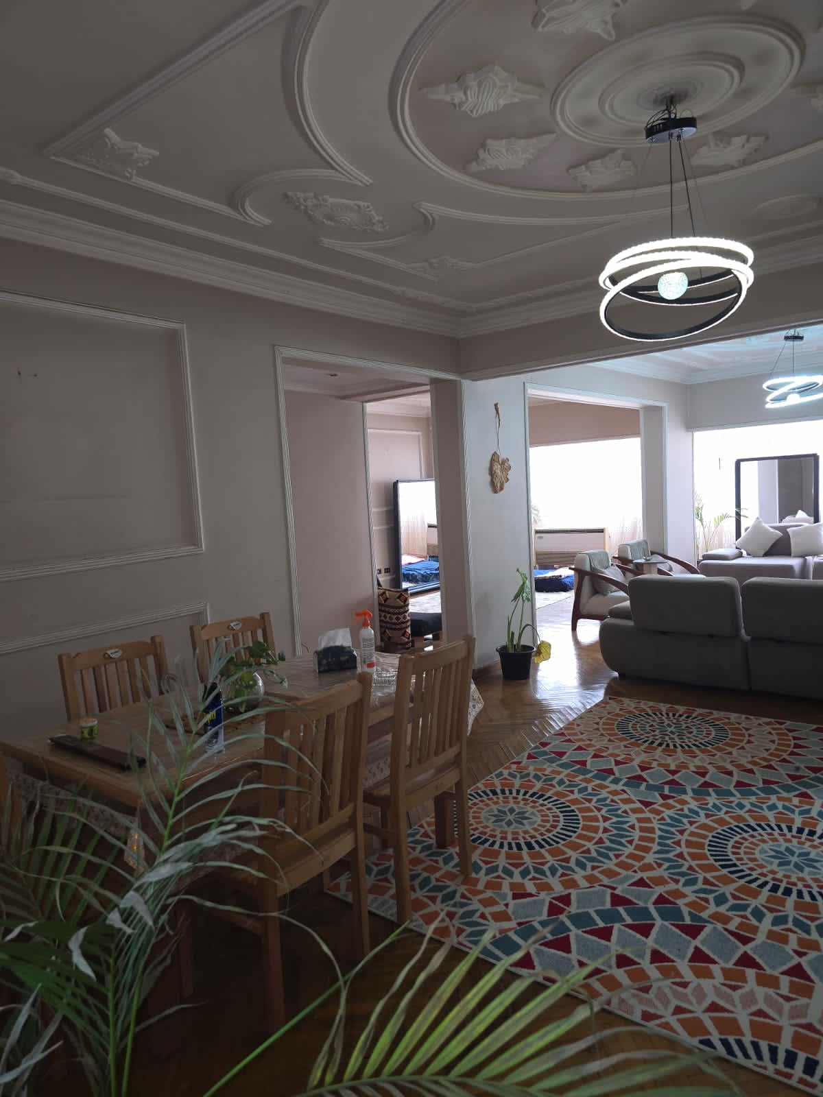 Sunny & Spacious Apartment with Large Reception in Maadi