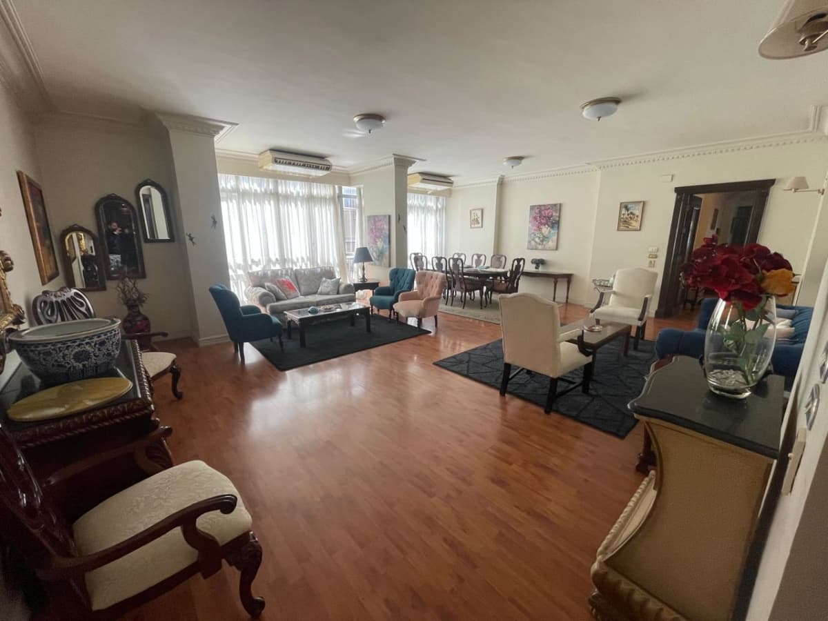 Spacious Apartment with Master Bedroom for Rent In Zamalek