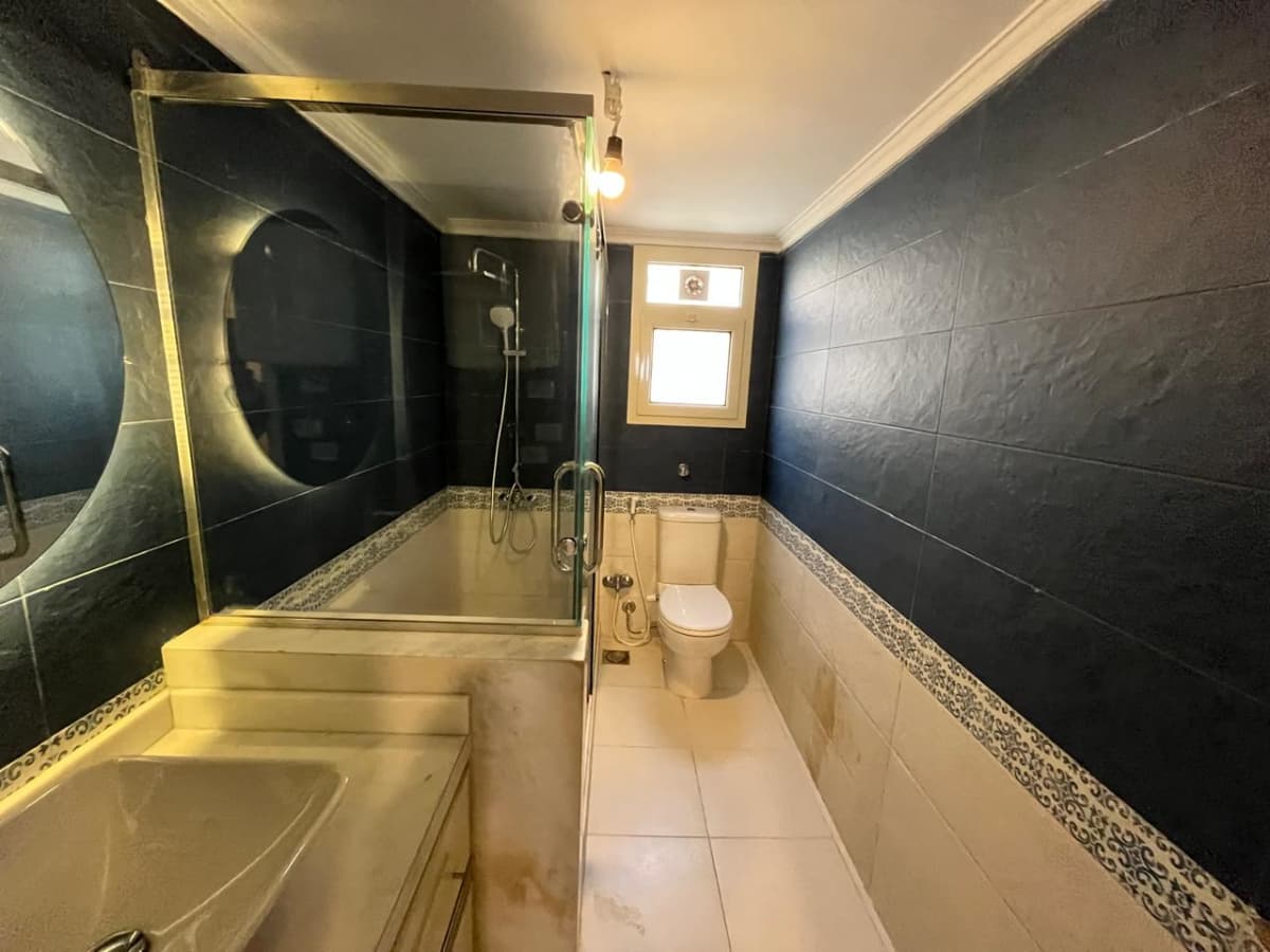 Semi-furnished flat located on the Nile in Zamalek.