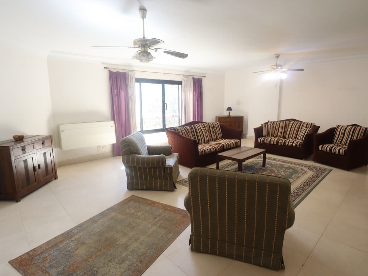 Spacious Apartment with Balcony & Tree Views In Maadi 