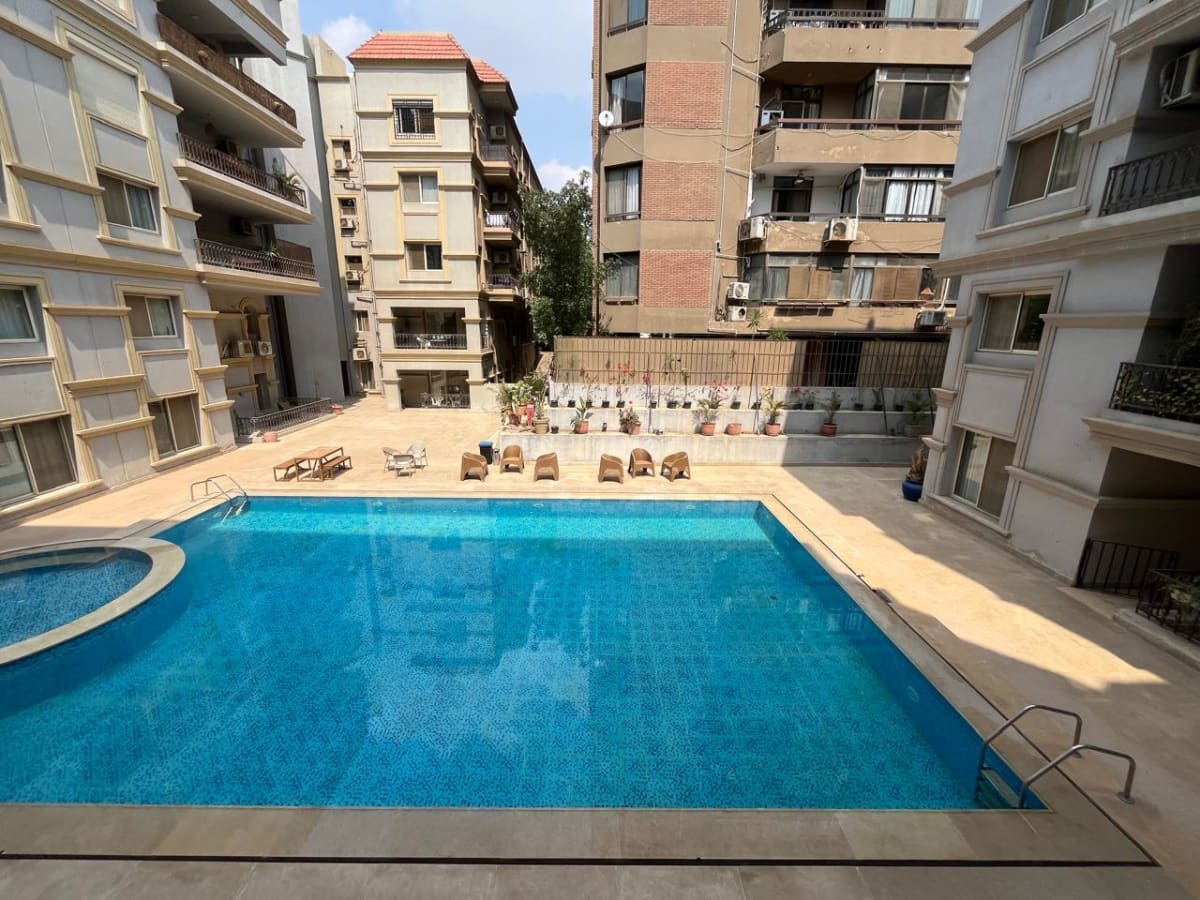 Duplex Ground-Floor With Shared Pool For Rent Sarayat Maadi.