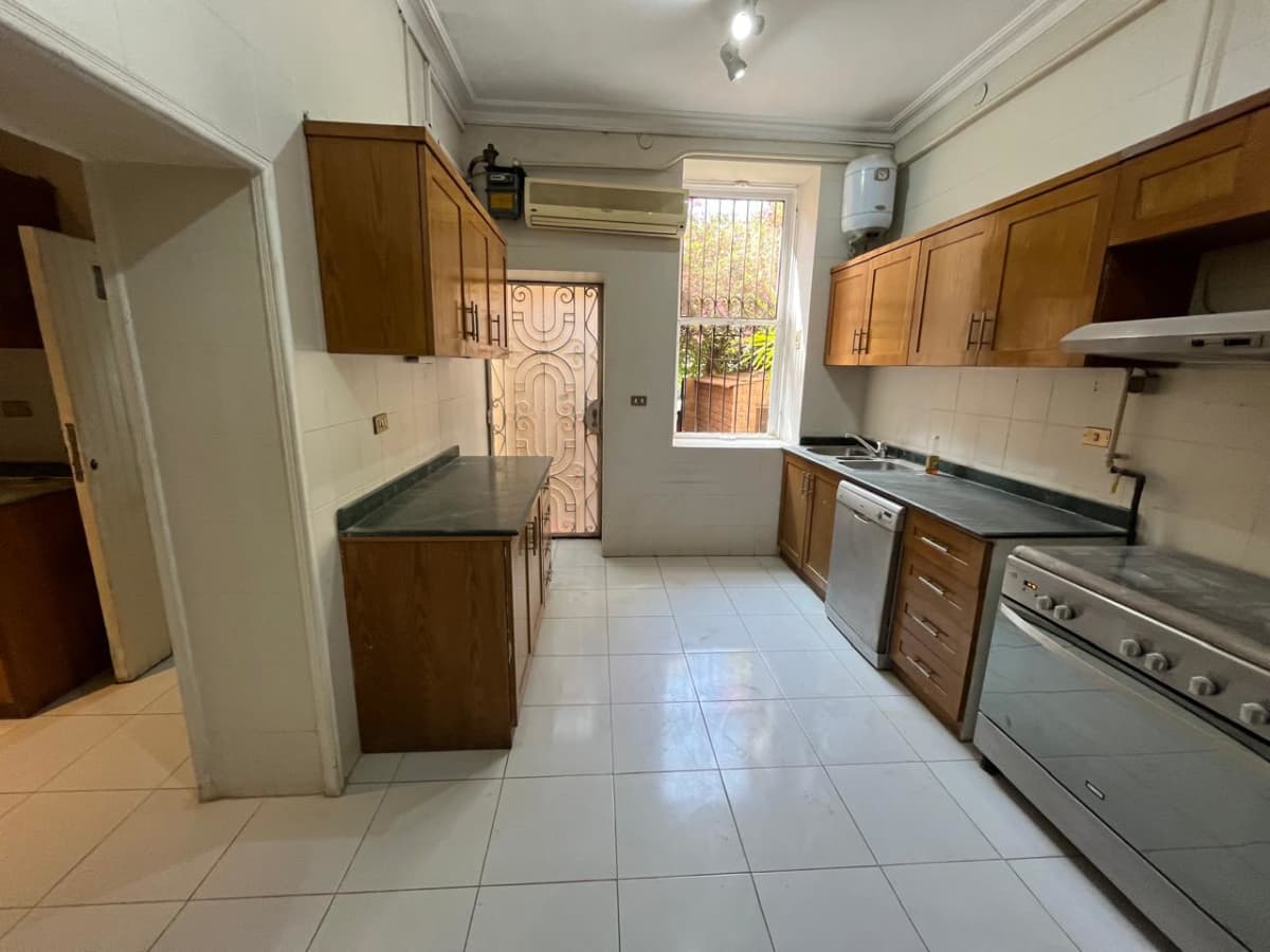 Semi Furnished Villa With Big Outside Area In Hay El Maadi.