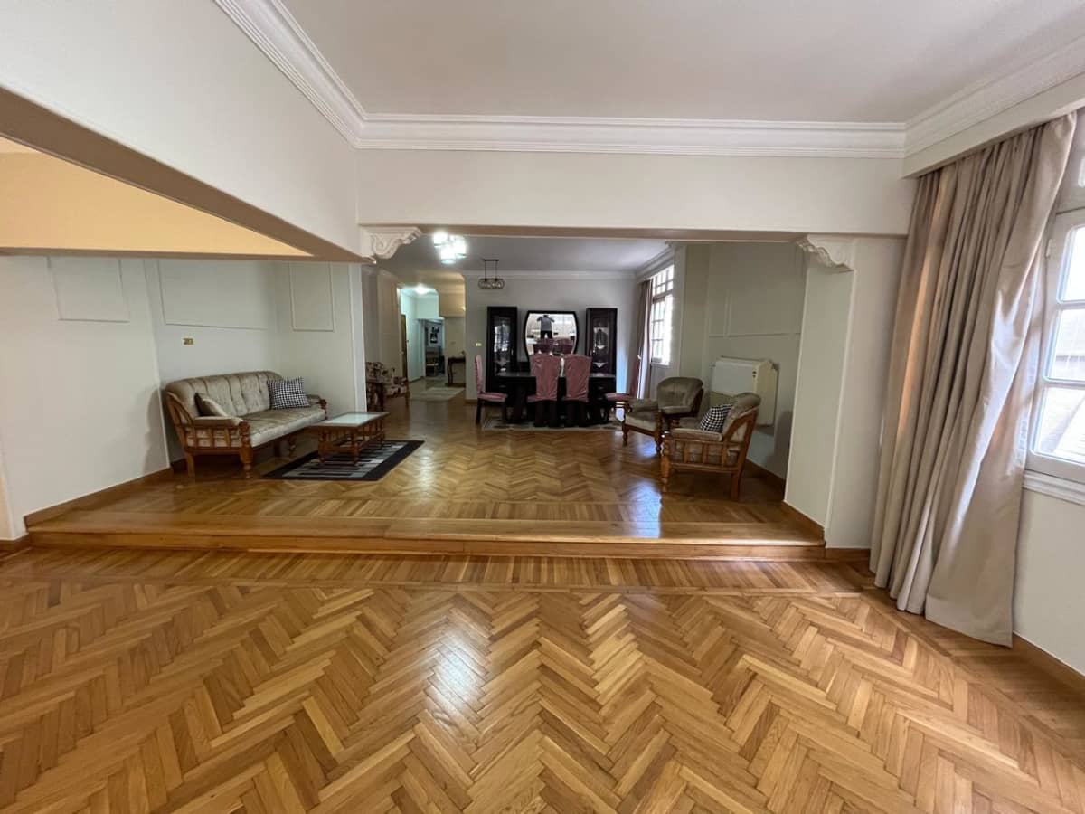 Bright & Spacious 3BR Apartment | Peaceful Living In Zamalek 