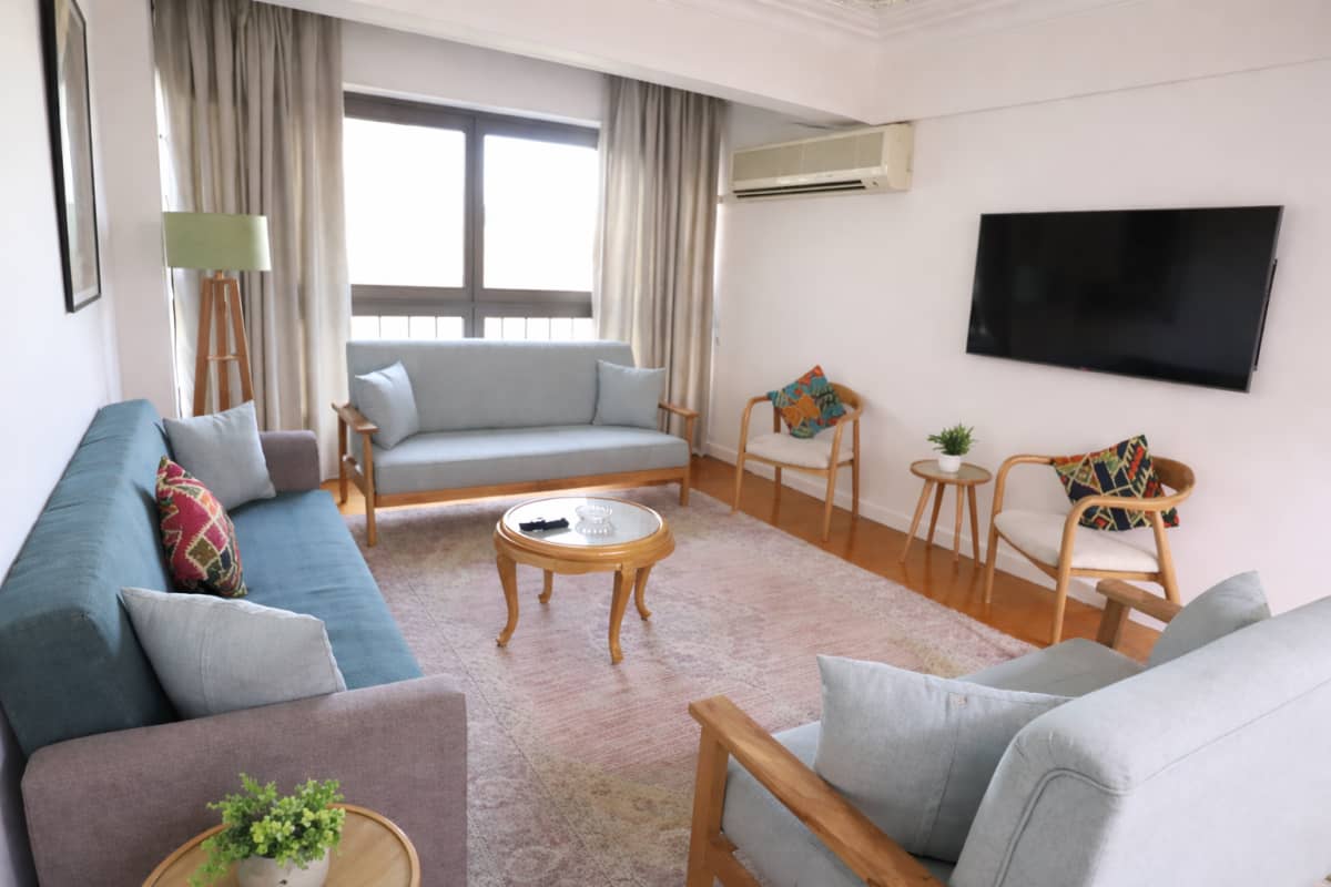 Prime Zamalek Rental | 2BR Apartment with Spacious Reception