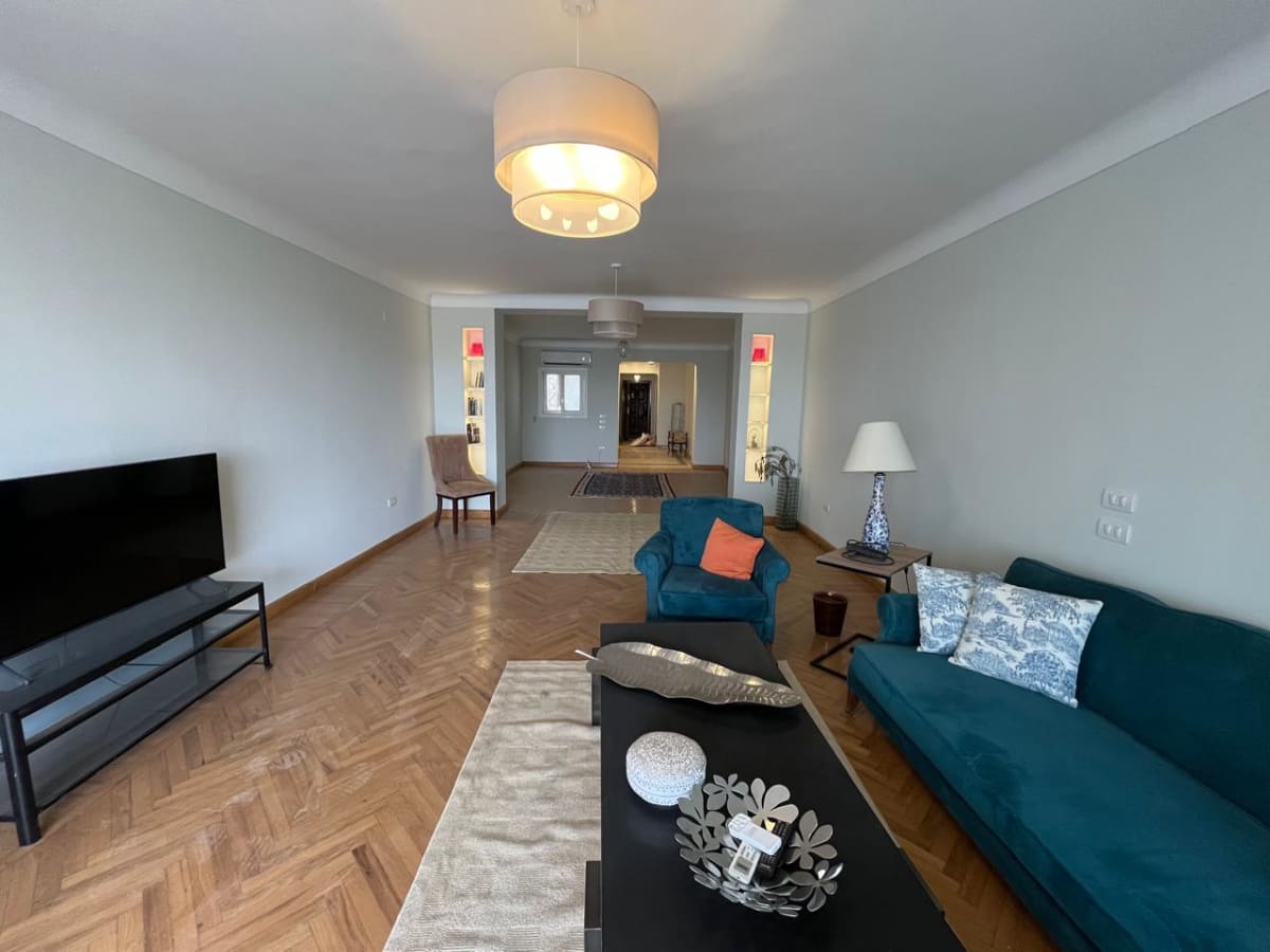 Well-Designed 3BR Apartment | Bright & Airy In Zamalek
