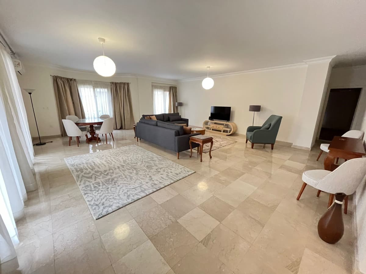 Spacious 3BR Apartment with Private Balcony & Swimming Pool