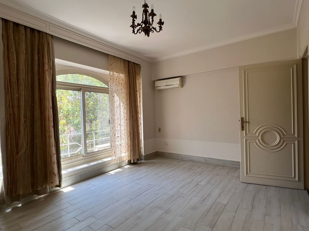 Bright 3BR Apartment with Balcony & Green Views | Prime Location In Maadi