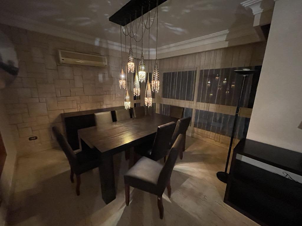 Elegant 3BR Furnished Apartment with Balcony for Rent in Maadi