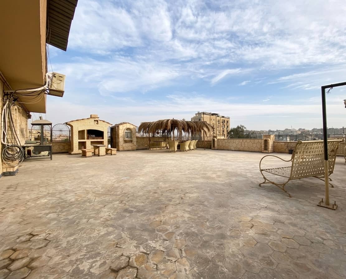 Sunny Penthouse in Maadi with Wide Private Terrace