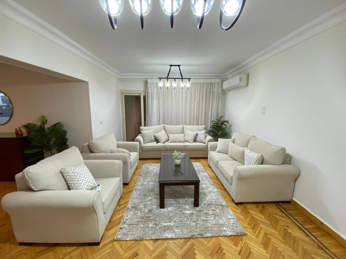 Bright Furnished Apartment For Rent In Maadi Degla.