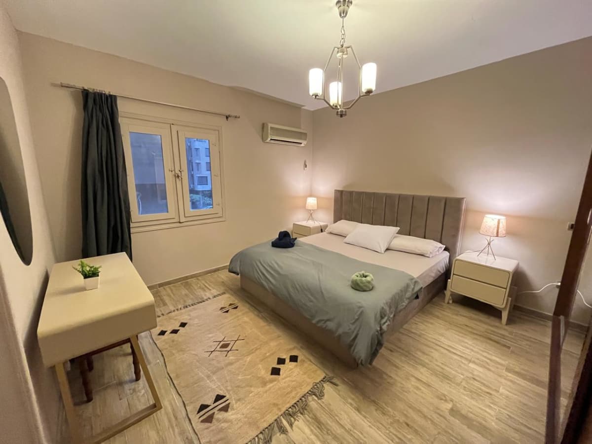 Spacious 3BR Apartment for Rent Maadi | 200 sqm with Balcony & Green Views