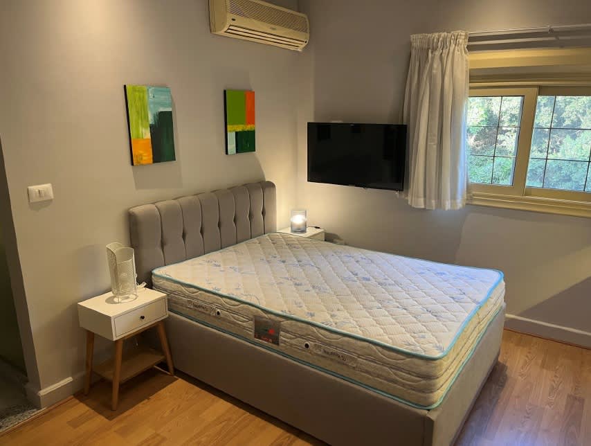 Warm With shared garden terrace Studio In Maadi Sarayat.