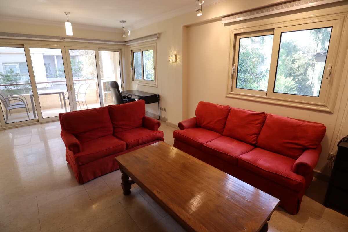 High-End Apartment With Outside Area In Maadi Sarayat.