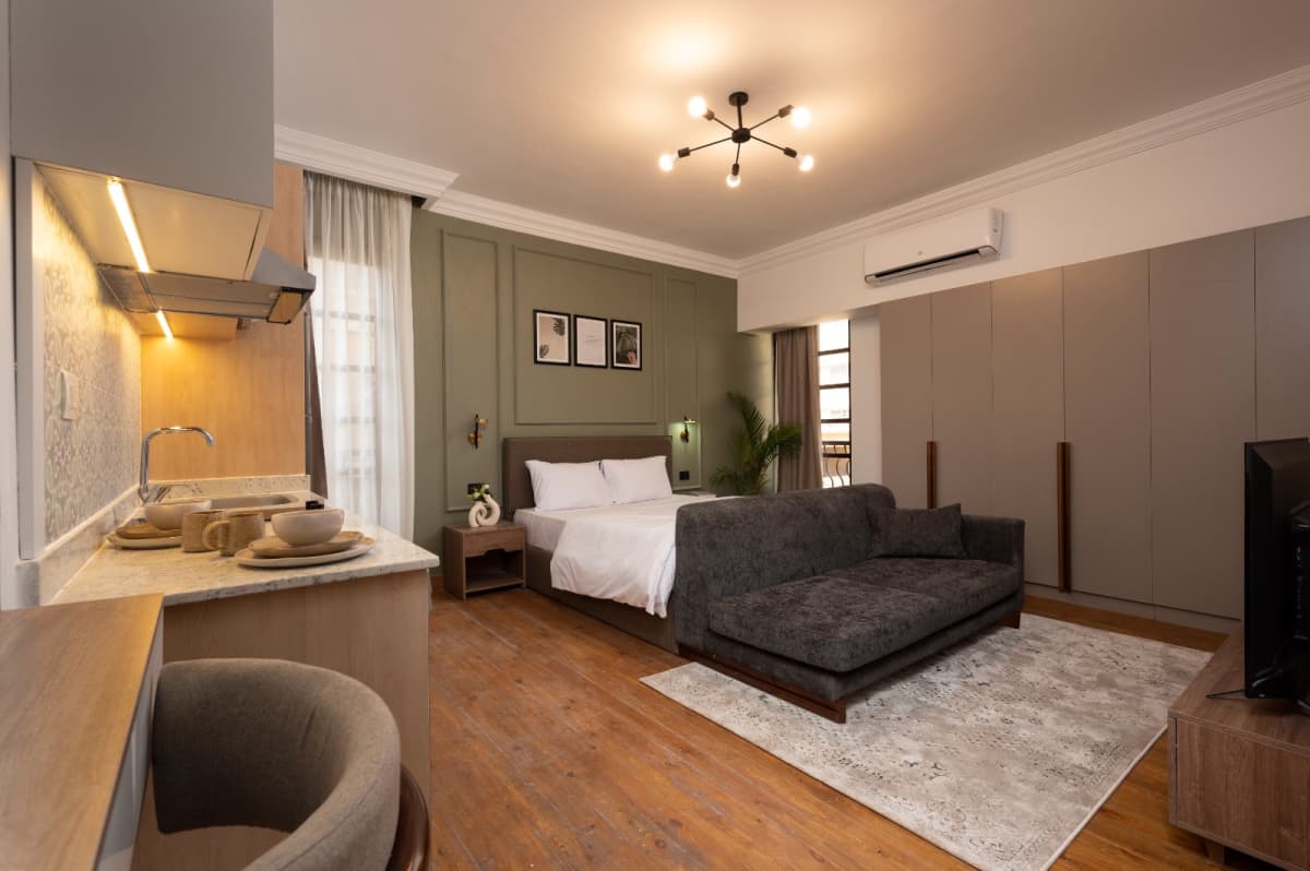 Furnished Studio For Rent In Sarayat Maadi With 80m².