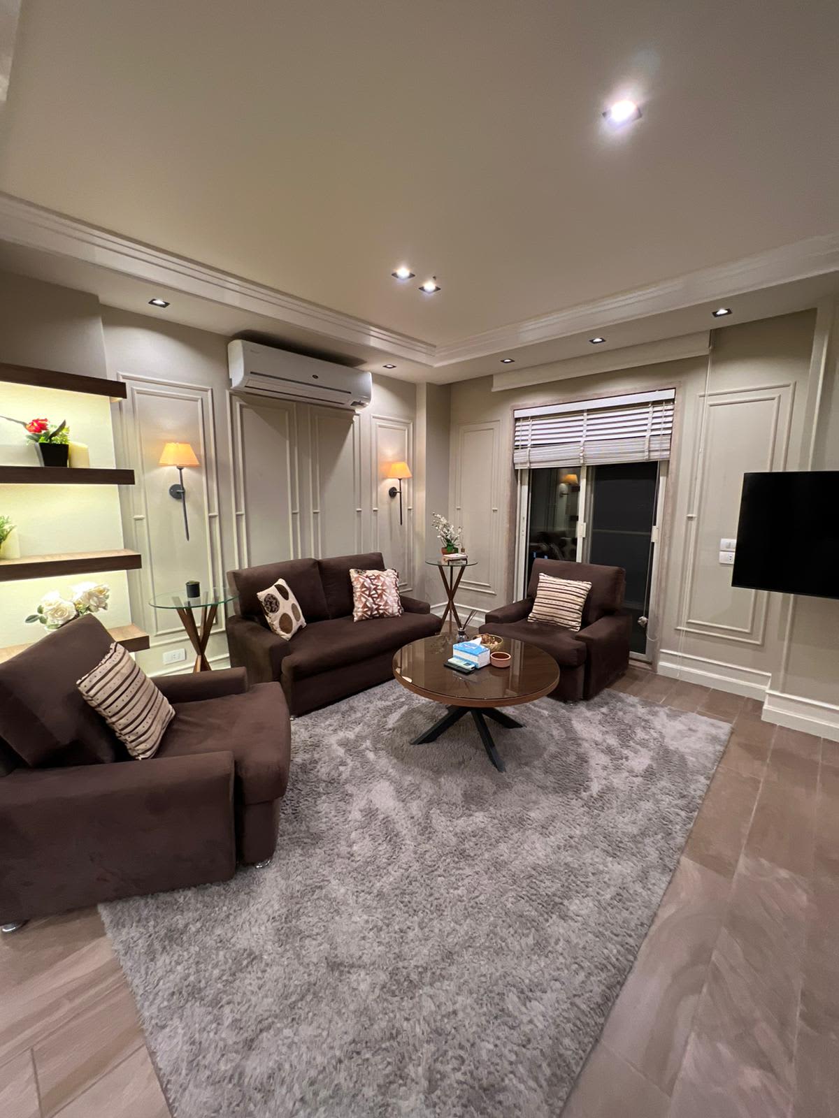 Furnished Studio With Balcony For Rent In Maadi Degla|95 SQM.
