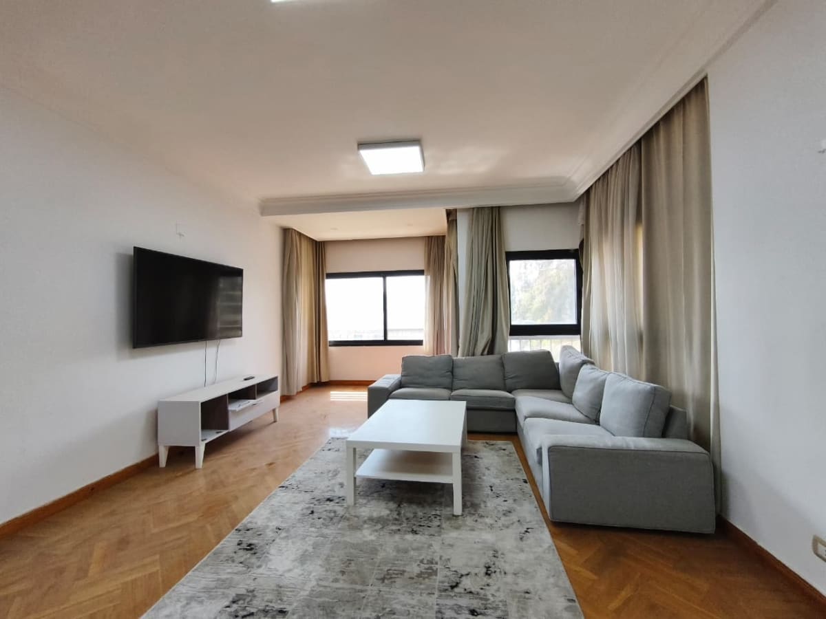 Elegant 4BR Apartment with Balcony & Natural Light In Maadi Degla