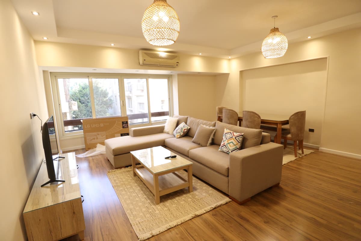 Furnished Apartment For Rent In Maadi Sarayat With Modern Layout.