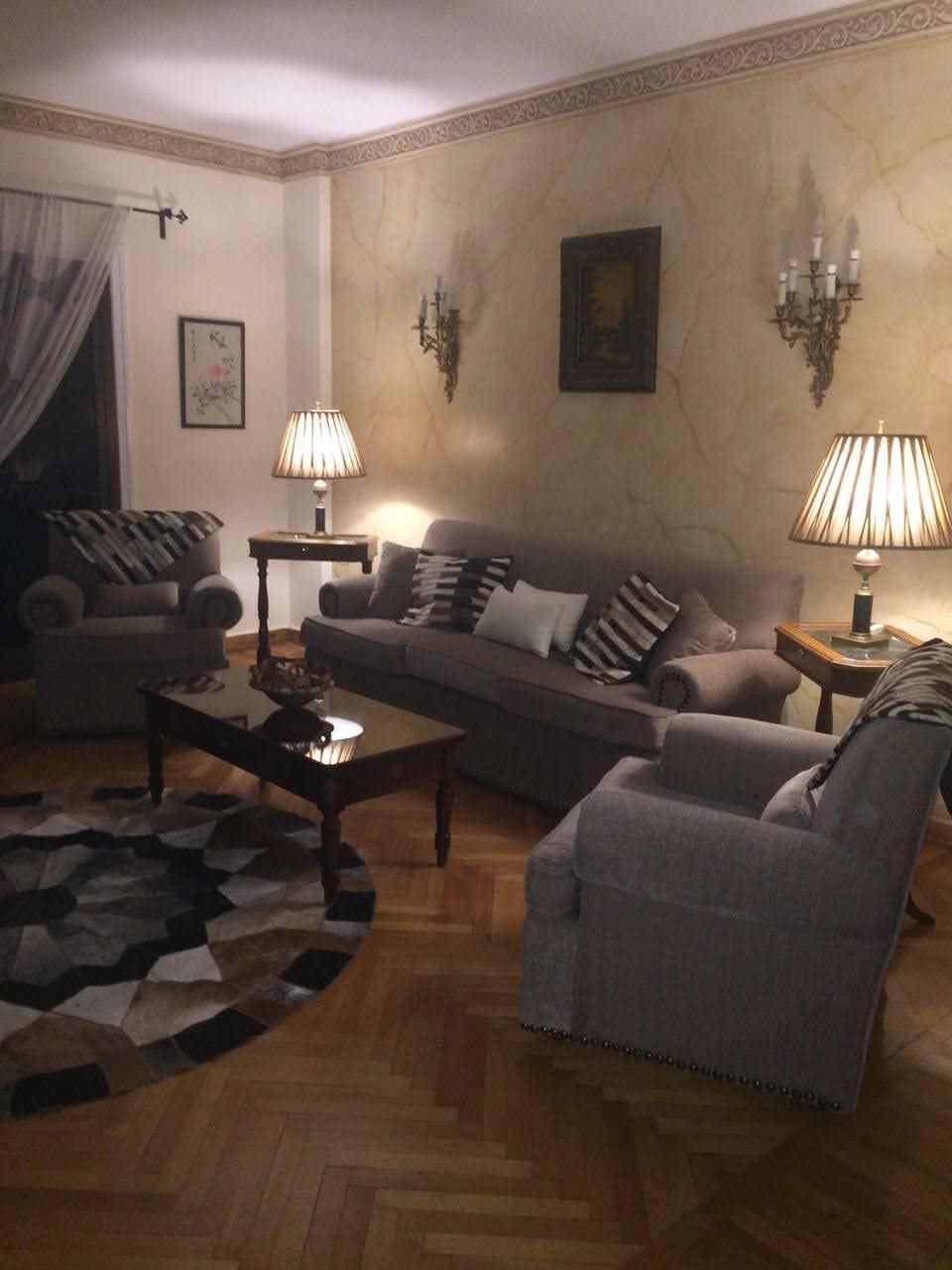 Spacious 2BR Apartment with Natural Light in Zamalek