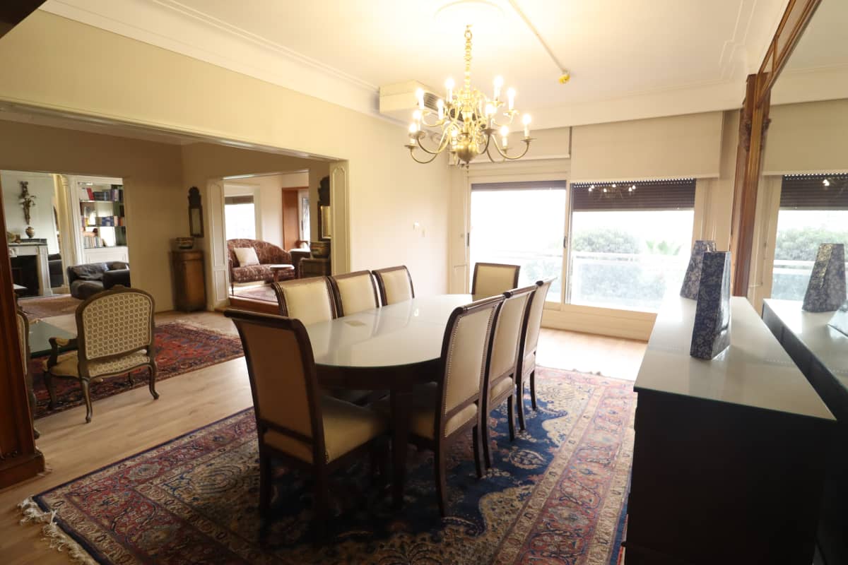 Spacious 3 Master Bedrooms Apartment with Green Views In Zamalek – 300 sqm