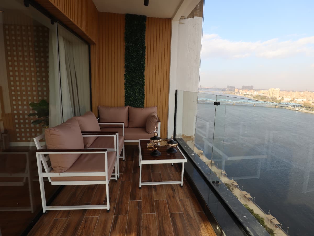 Modern 4BR Residence with Scenic Balcony In Zamalek