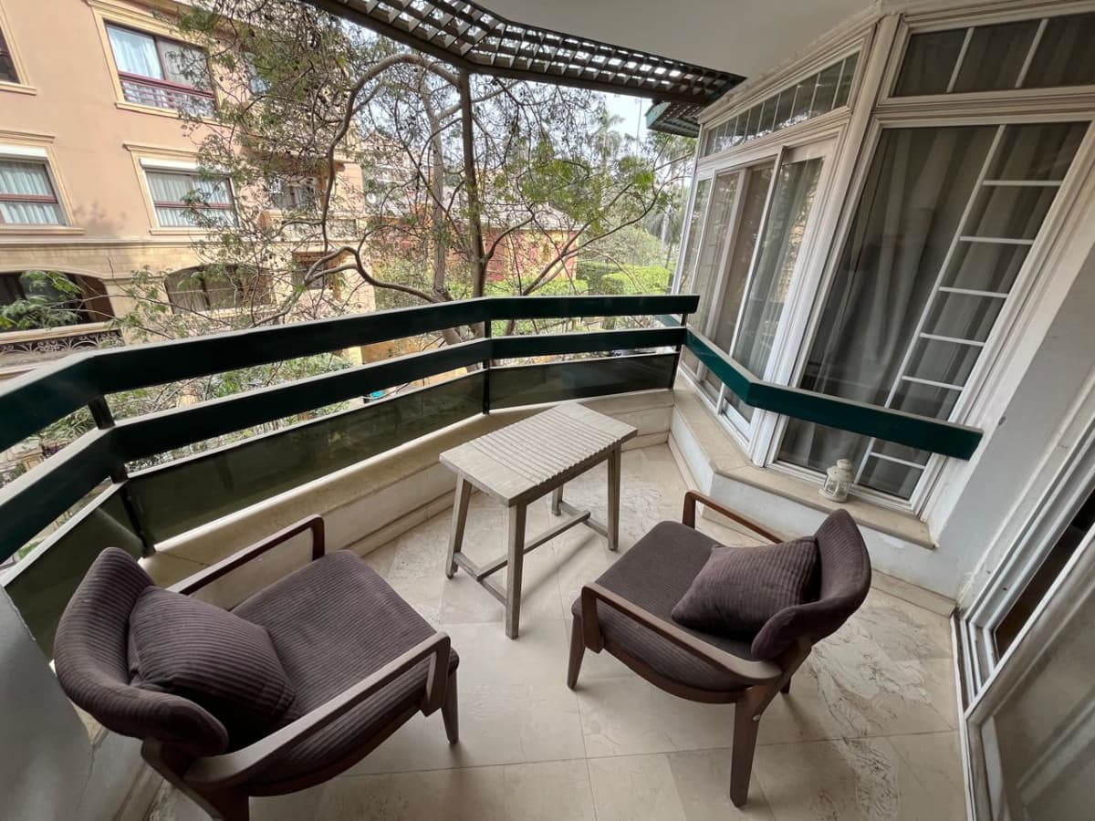 Spacious Furnished 3BR Apartment in Maadi