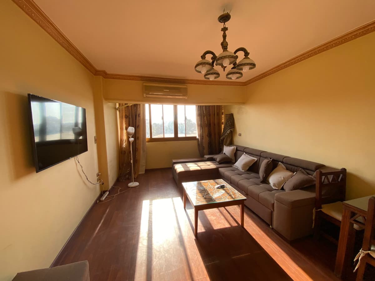 Daylight Filled Furnished Apartment For Rent In Maadi Degla.