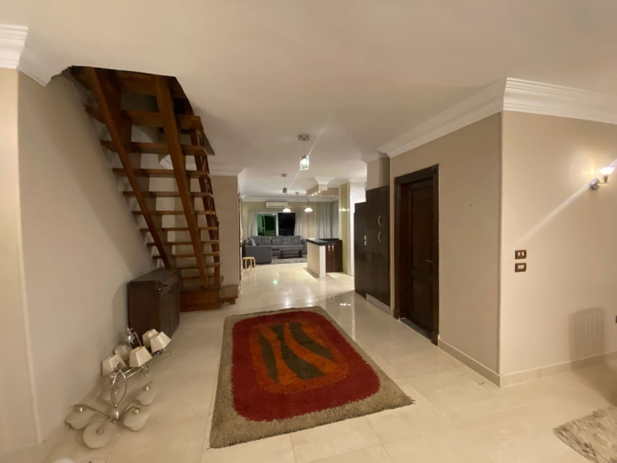 Elegant 3BR Duplex in Maadi - Open Living & Balcony
