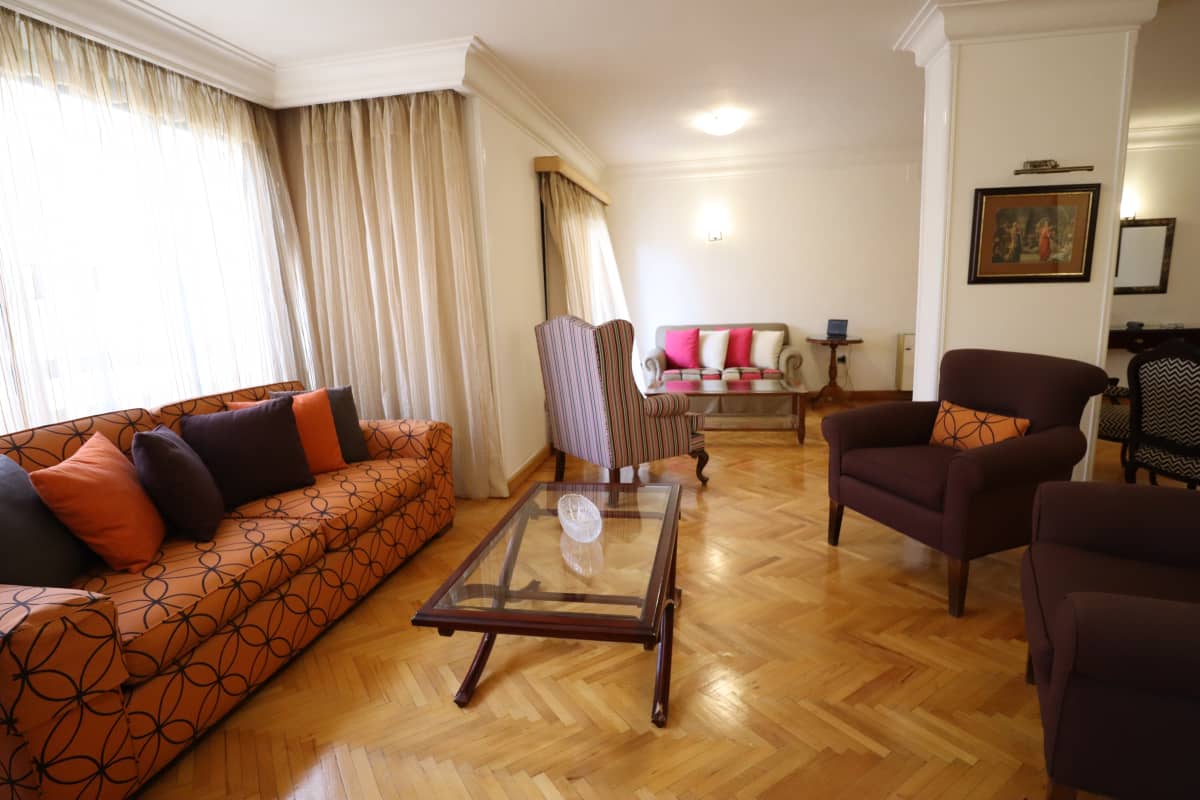 Comfortable Furnished Apartment in Maadi Sarayat For Rent.