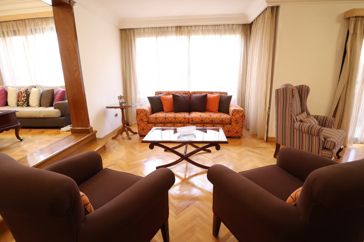Comfortable Furnished Apartment in Maadi Sarayat For Rent.