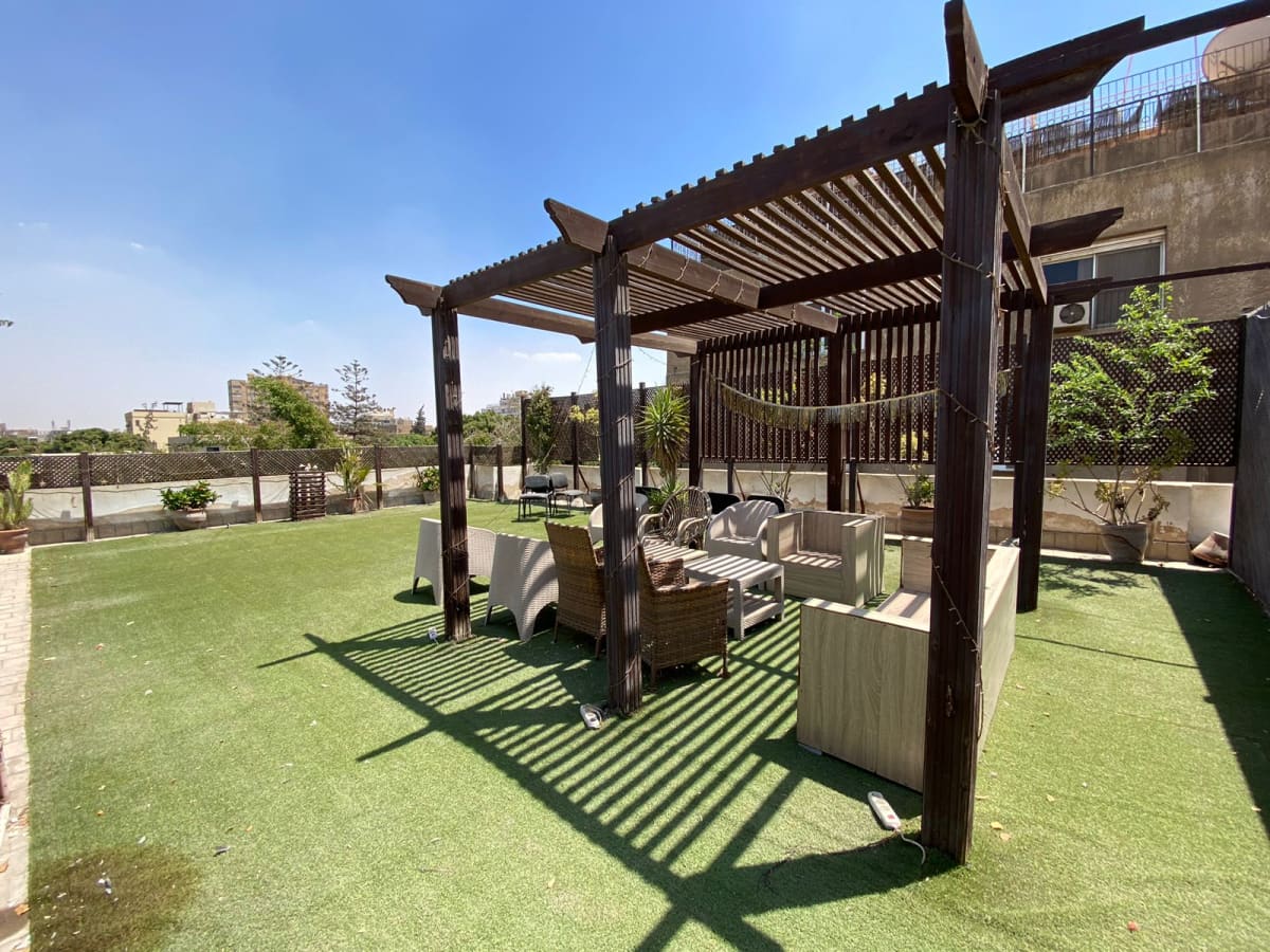 Apartment With Huge Terrace For Rent In Sarayat Maadi.