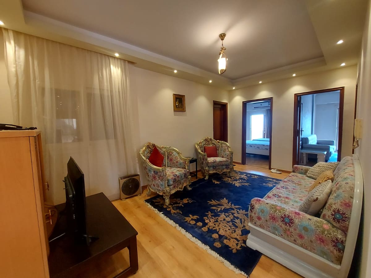 Bright 3BR Apartment with Balcony In Zamalek