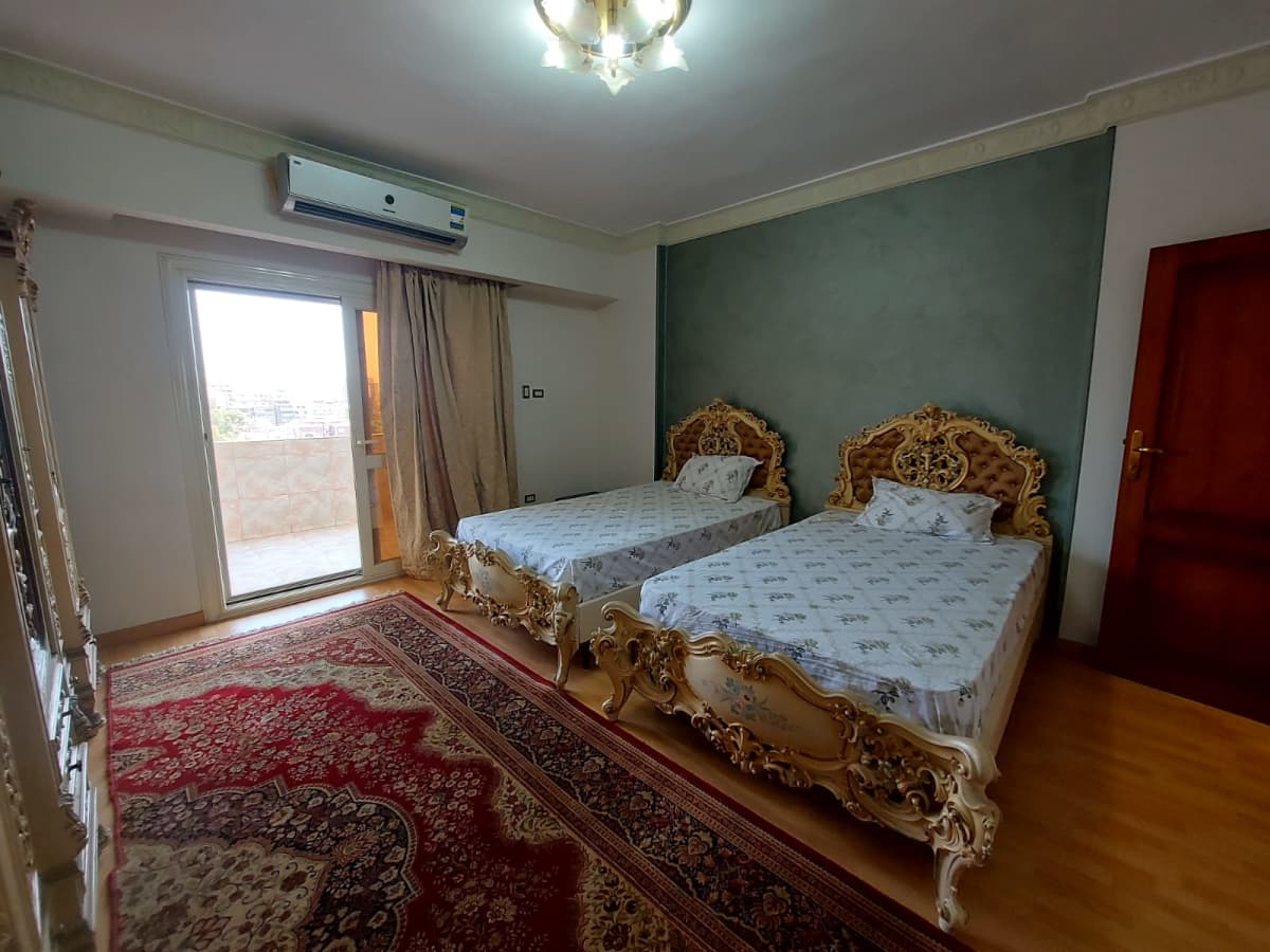 Bright 3BR Apartment with Balcony In Zamalek