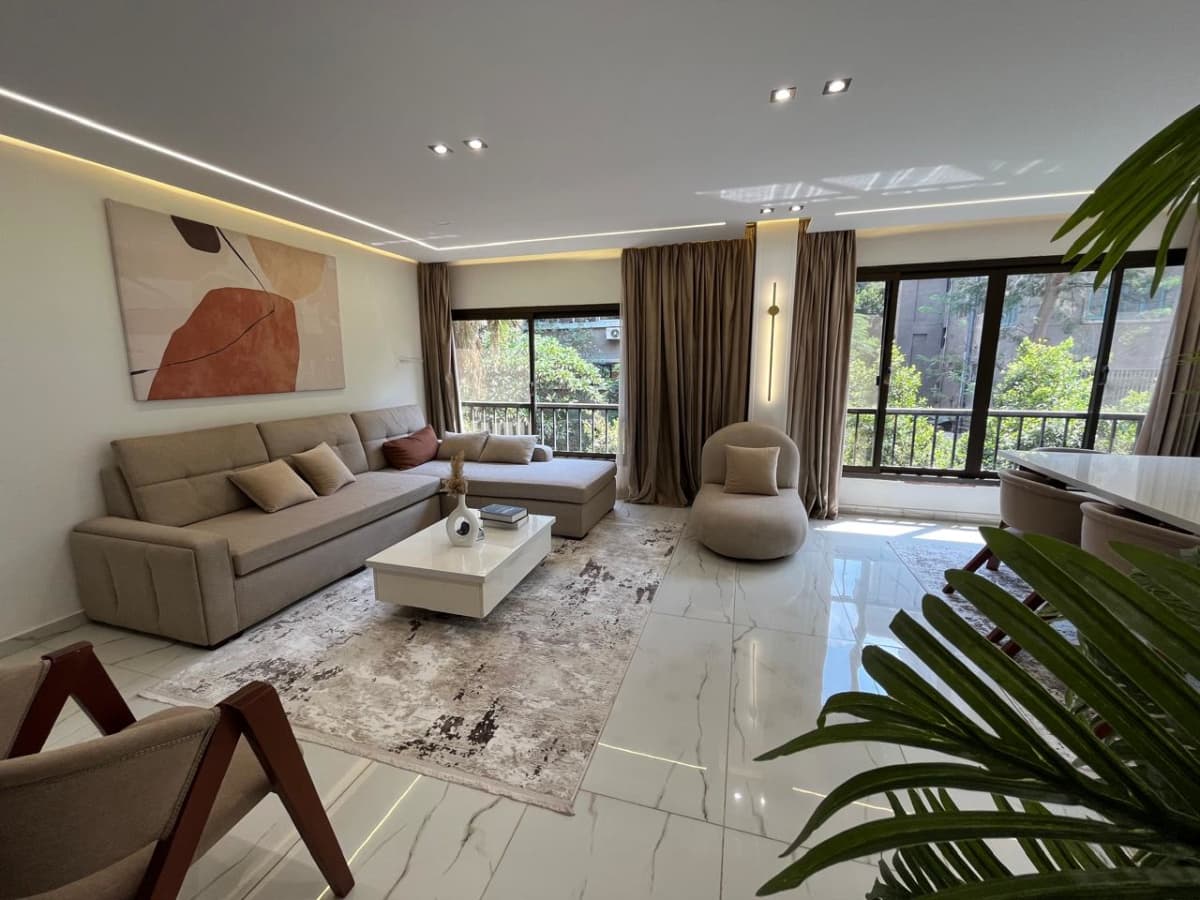 Modern Comfort Furnished Apartment For Rent In Maadi Sarayat.