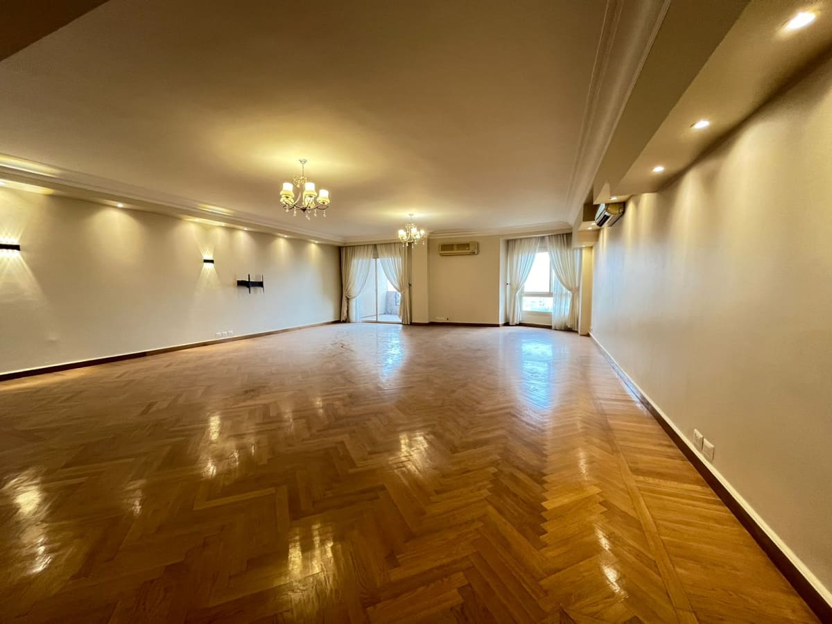 Spacious 300 sqm Apartment in Maadi - 4 Bedrooms & Green Views