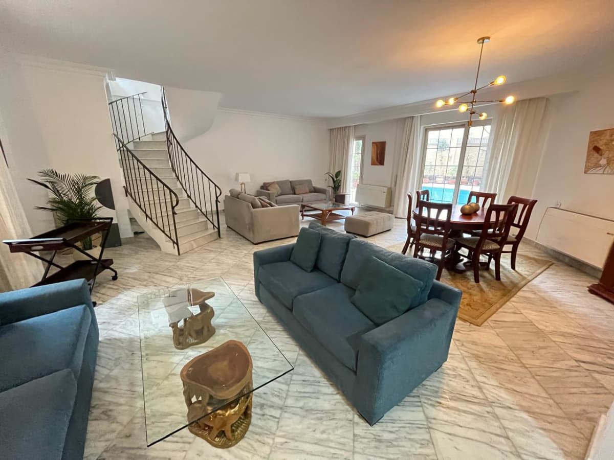 Spacious 4BR Ground Floor with Private Pool & Garden in Maadi