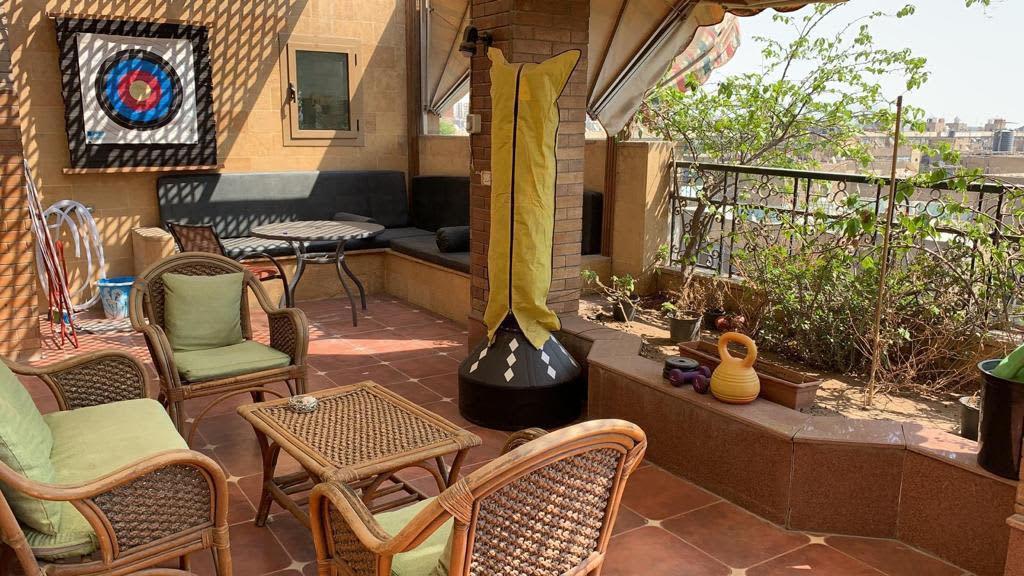 Furnished Penthouse For Rent In Maadi Degla With Green Views