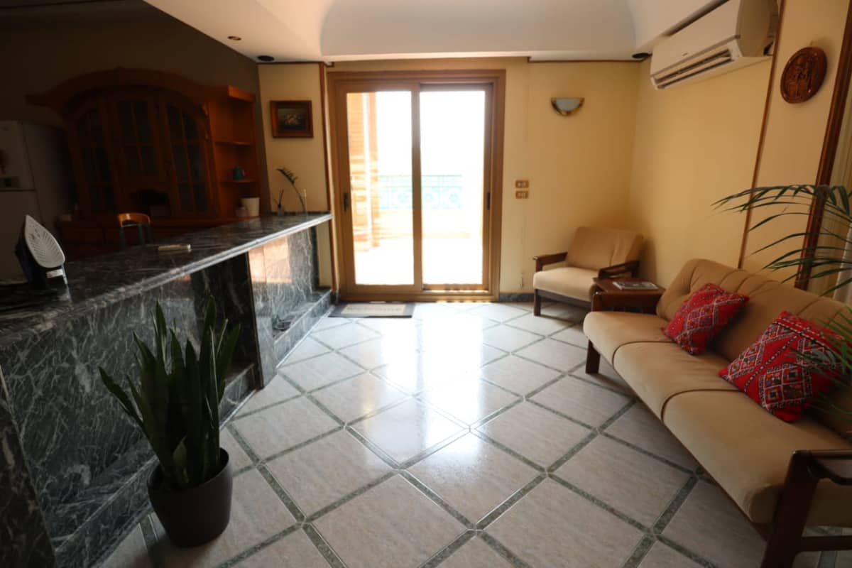 Furnished Penthouse For Rent In Maadi Degla With Green Views