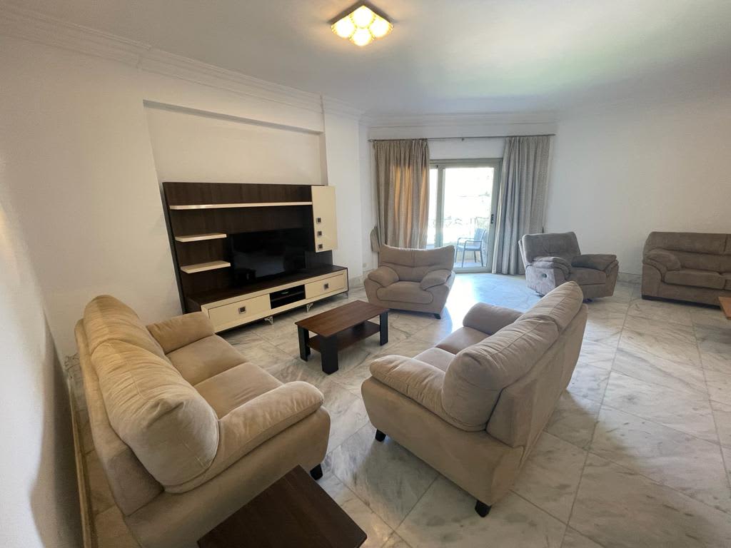 Modern 3BR Apartment in Maadi with Shared Pool & Garden