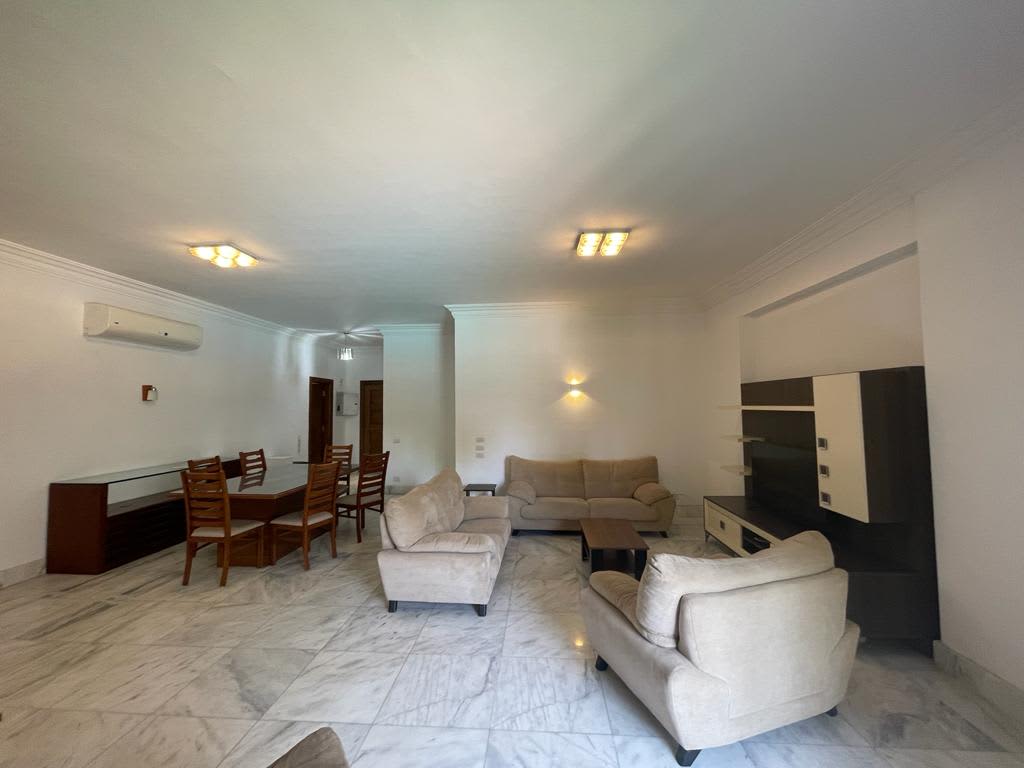 Modern 3BR Apartment in Maadi with Shared Pool & Garden