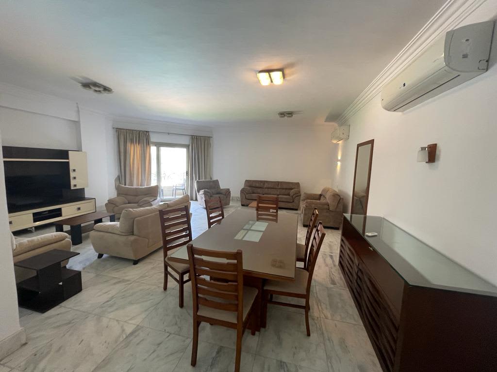 Modern 3BR Apartment in Maadi with Shared Pool & Garden