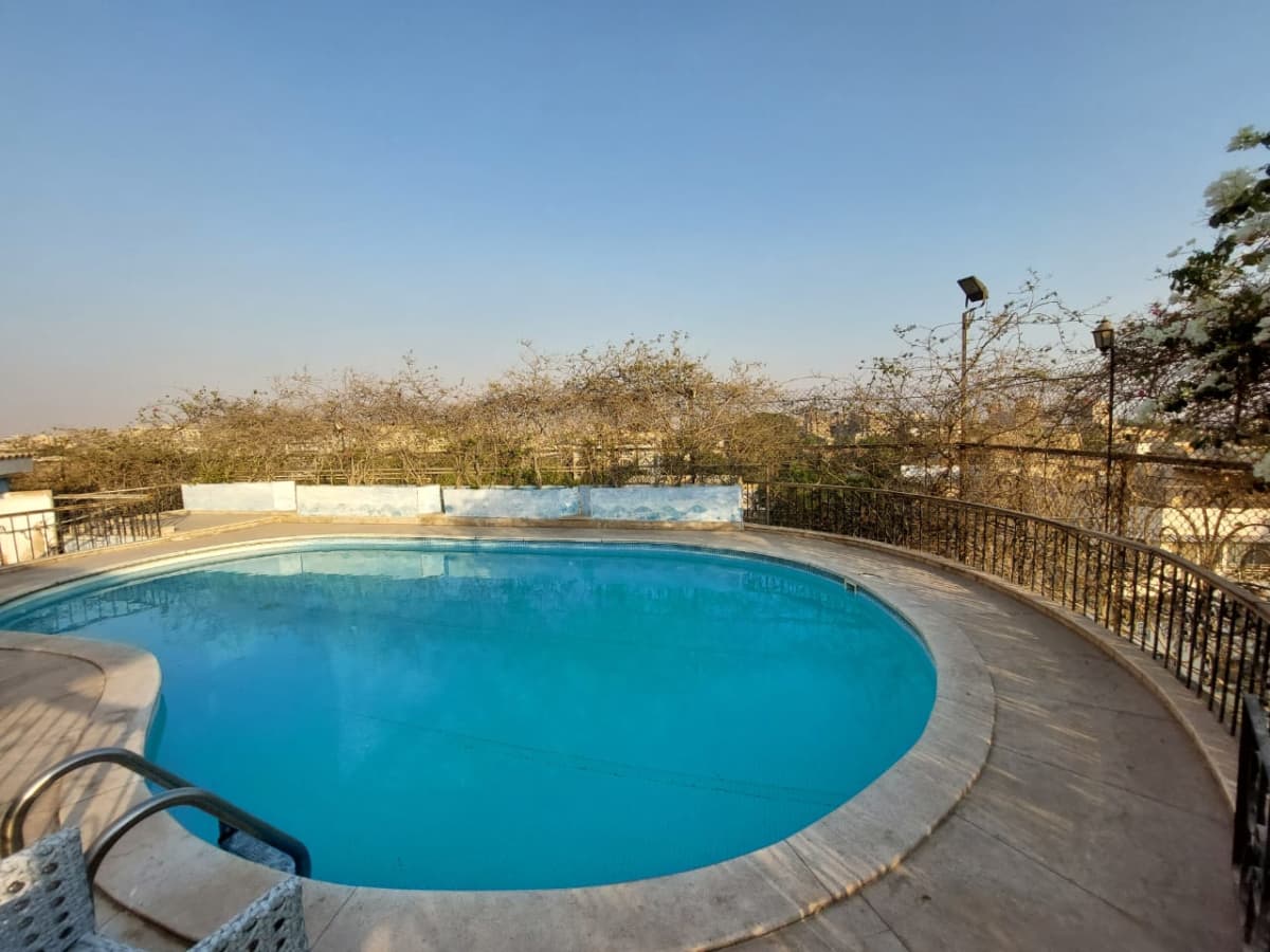 Bright & Spacious Apartment with Shared Pool In Maadi Sarayat.