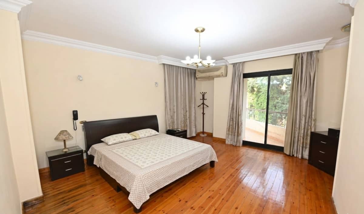 Bright & Spacious Apartment with Shared Pool In Maadi Sarayat.