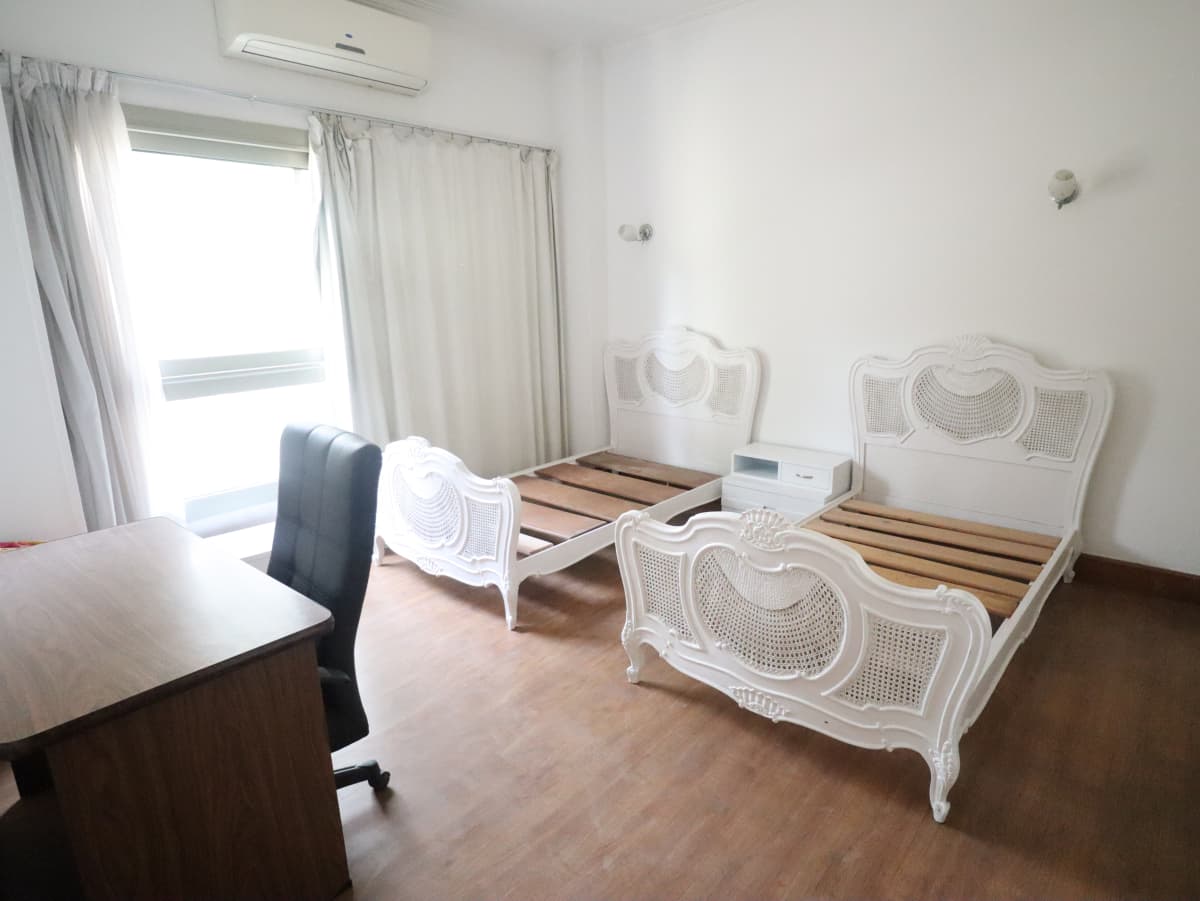 A Spacious Apartment With Shared Pool Access In Maadi Sarayat.