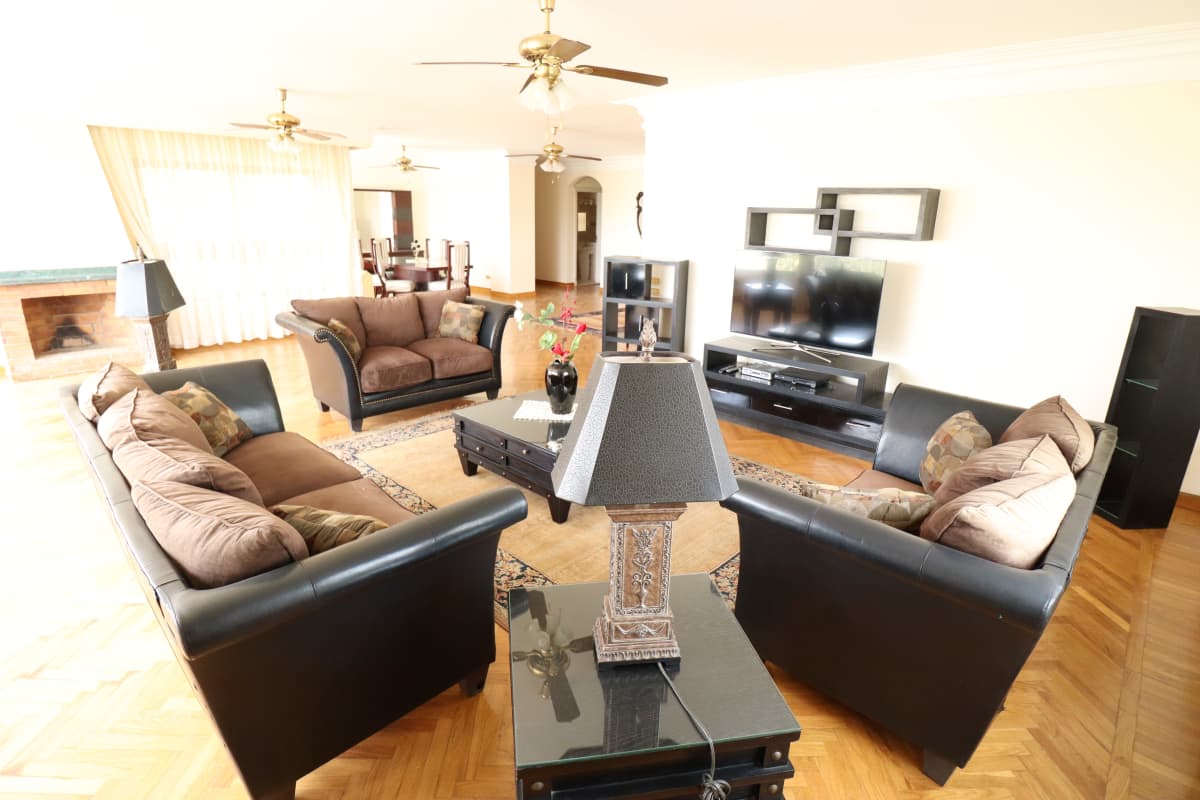 A Warm & Spacious 4BD Furnished Apartment In Maadi Sarayat.